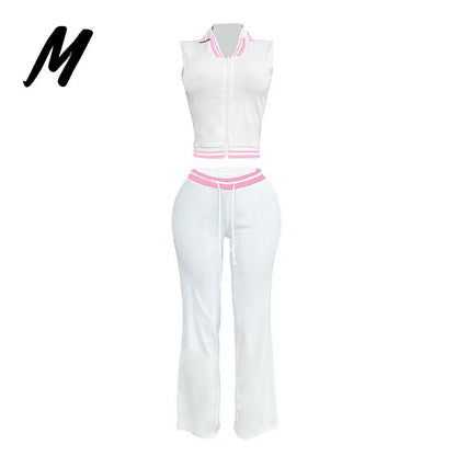 Clothing Manufacturers Custom Logo Polo Vest Top and Skirt Set Tracksuits Women Clothing Loungewear 2 Piece Set Women Sets