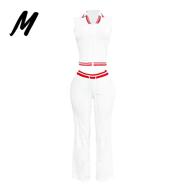 Clothing Manufacturers Custom Logo Polo Vest Top and Skirt Set Tracksuits Women Clothing Loungewear 2 Piece Set Women Sets