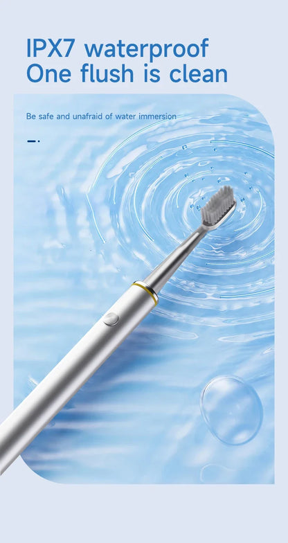 Electric Toothbrush Mental Thin Brush Body Specially for Women Pure Wisdom Beauty Soft DuPont Bristle