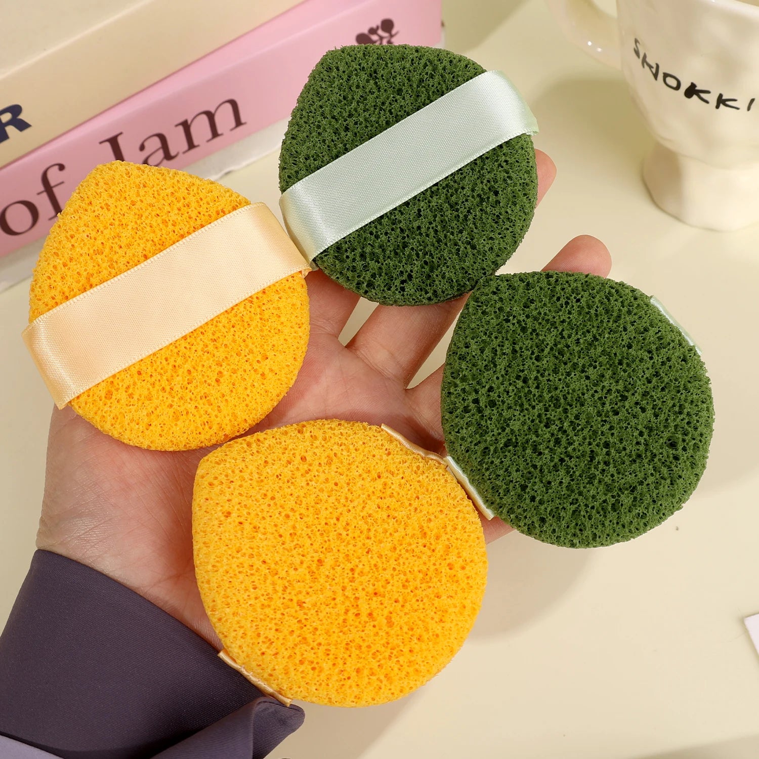 Éponge Nettoyante Visage Anti-Points Noirs – Pores Nets