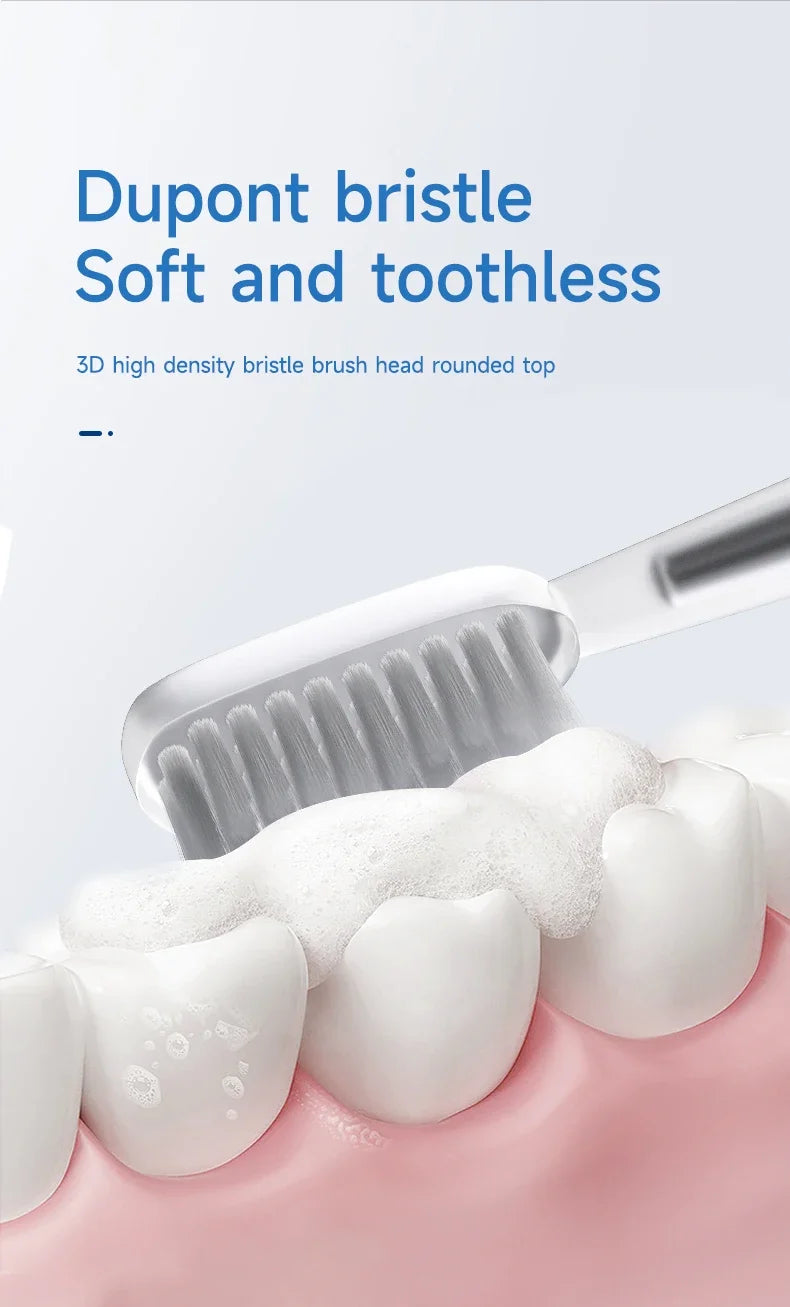 Electric Toothbrush Mental Thin Brush Body Specially for Women Pure Wisdom Beauty Soft DuPont Bristle