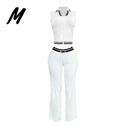 Clothing Manufacturers Custom Logo Polo Vest Top and Skirt Set Tracksuits Women Clothing Loungewear 2 Piece Set Women Sets